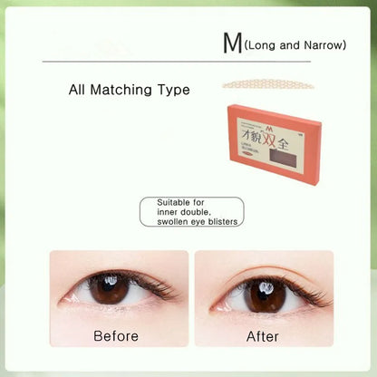 LHWA Invisible Eyelid Stickers Strong Adhesive Double Eyelid  Fold Eye Tape Paste For Big Eyes Makeup Beauty Cosmetic Tool