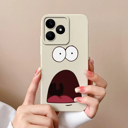 Case For Realme Note 50 Flower Painted Upgrade Lens Protection Soft Back Cover Model RMX3834 Liquid Silicone Phone Protectors