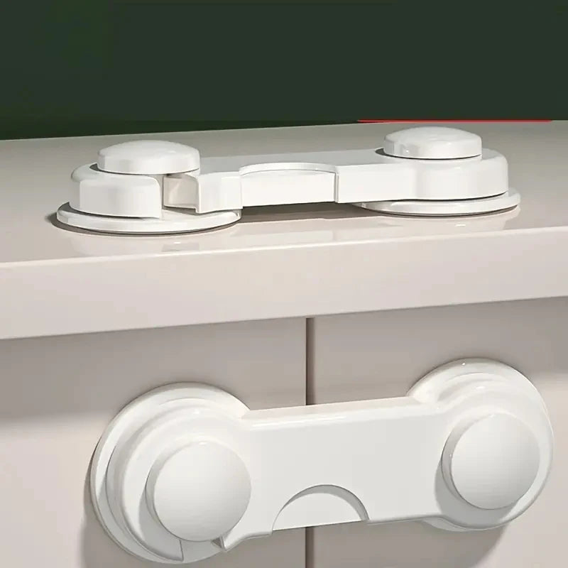 10PCS Baby Safety Locks Cabinet Locks Room Locks Drawer Locks Anti-Pinch Folio Locks Safety Protection Products