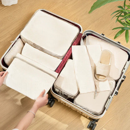 Portable Travel Compression Packing Cubes Bag Suitcase Clothes Handbag Travel Bag drawers for clothes folding bag hand big bags