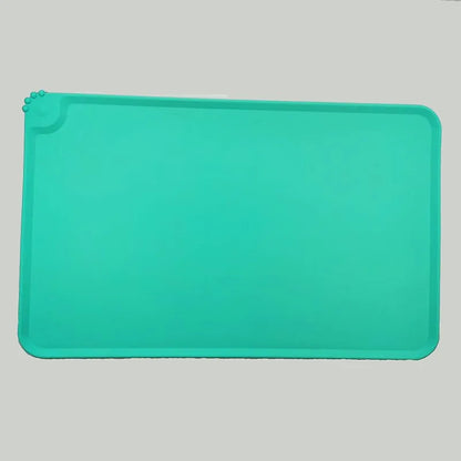 Silicone Pet Mat Pet Food Feeding Pad Waterproof Dog Cat Bowl Food Mat Puppy Feeder Tray Water Cushion Placemat
