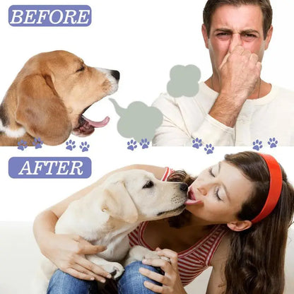 60ml Pet Oral Cleanse Spray Dogs Cats Mouth Fresh Teeth Clean Deodorant Prevent Calculus Remove Kitten Bad Breath Pet Supplies