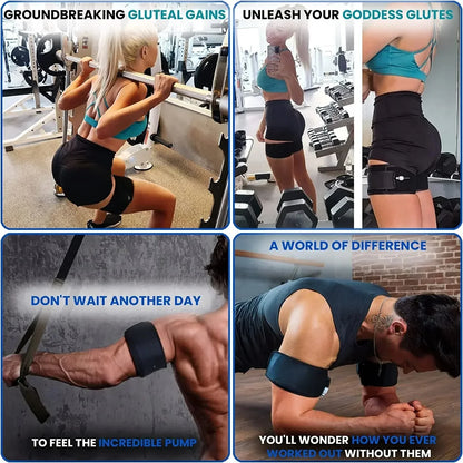 Bands Classic Blood Flow Restriction Occlusion Training Band for Arm and Leg Muscle Fitness BRF Band/Arm Bandage/leg Bandage