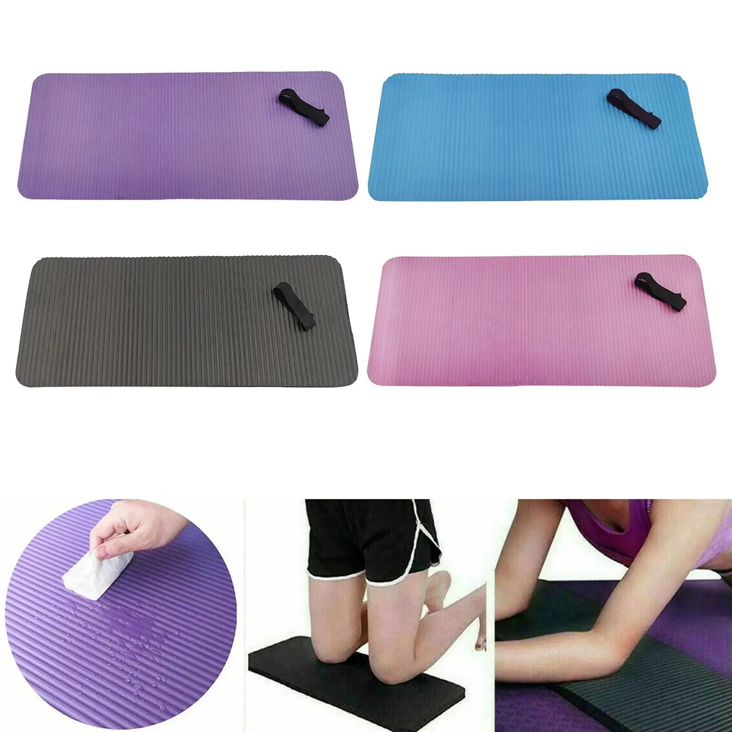 Yoga Knee Pad - Compact Exercise Pad for Knee, Elbow and Wrist Comfort,