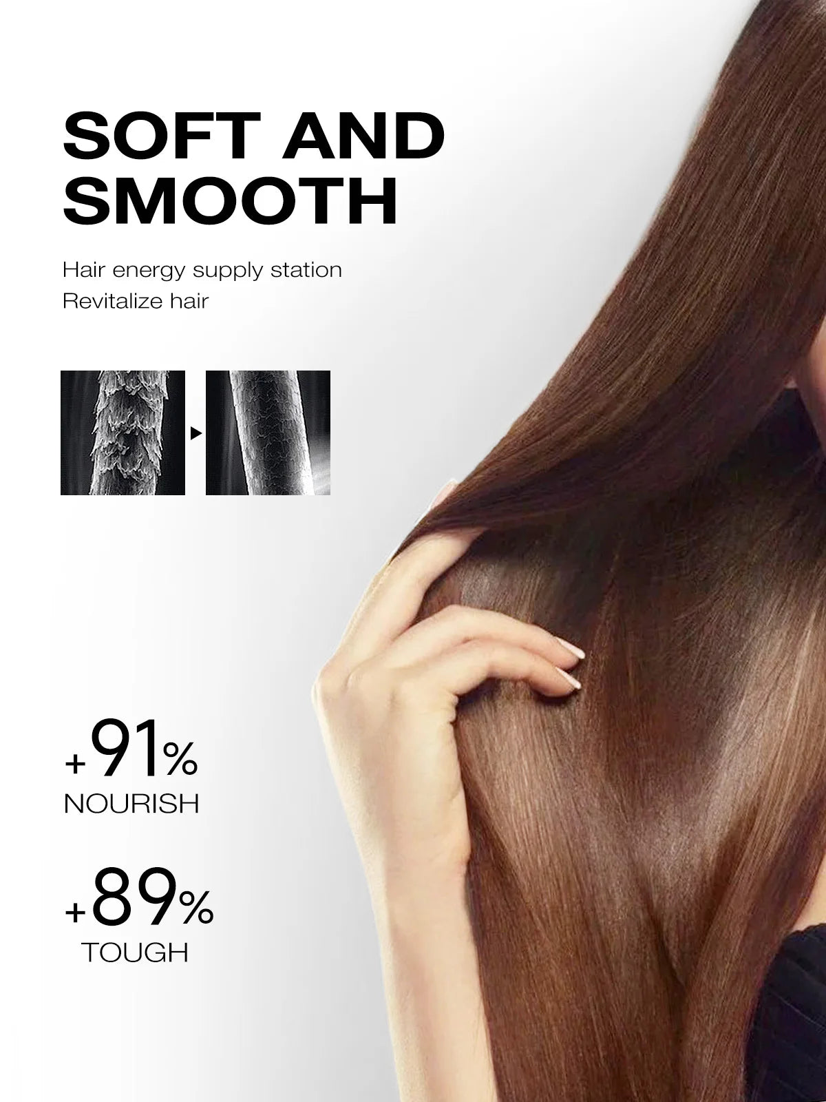 Karseell Collagen Hair Treatment Deep Repair Conditioning Hair Mask 100ml + Argan Oil Hair Serum for Dry Damaged Hair