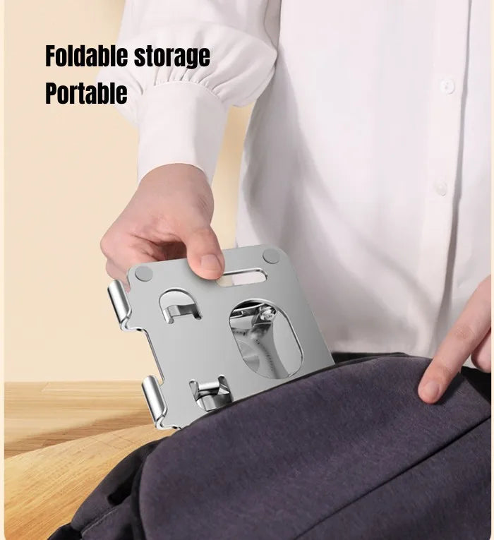 Tablet Stand Adjustable with 360 Swivel Base Aluminum Tablet Stand Holder Universal Tablet Holder for iPad Samsung Huawei Lenovo