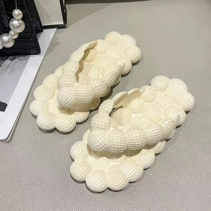 Flip-flops female summer wear ins fashion Korean version of all kinds of home indoor non-slip can wear flat slippers