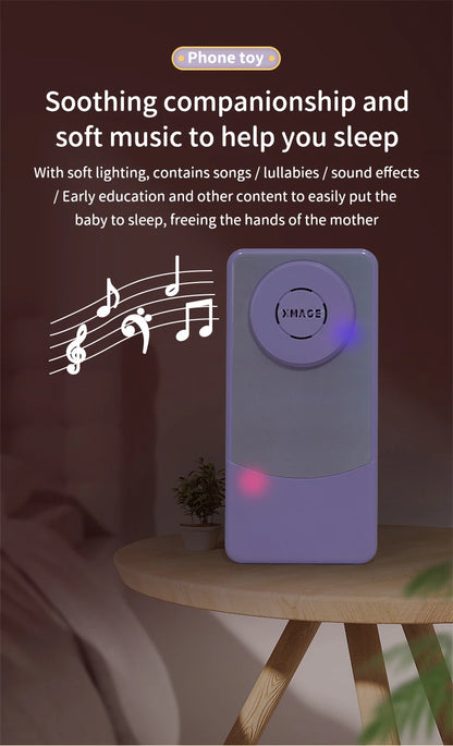 Baby Phone Toy Simulation Music Sound Telephone Toy Toddler Puzzle Early Education Toy Phone Mobile Phone Model Toy Gifts