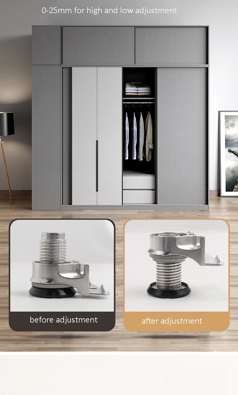 Adjustable Table Leg Leveler Workbench Leveling Feet Furniture Table Cabinet Sofa Foot Load-Bearing Wear Prevention ноги стола