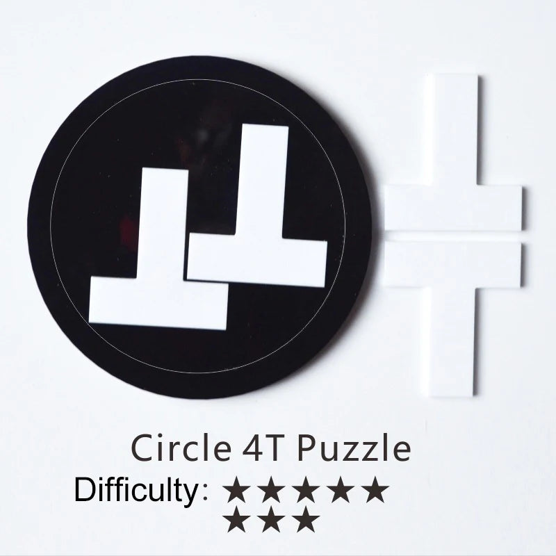Difficult Puzzles Challenge Impossible Brain Burning Puzzles Adult Kid Fun Brainteasing Geometrical Shape Puzzle Game Toy