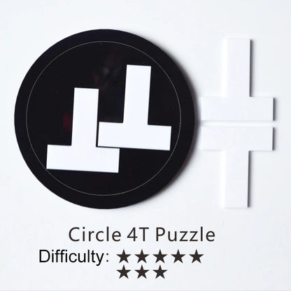 Difficult Puzzles Challenge Impossible Brain Burning Puzzles Adult Kid Fun Brainteasing Geometrical Shape Puzzle Game Toy