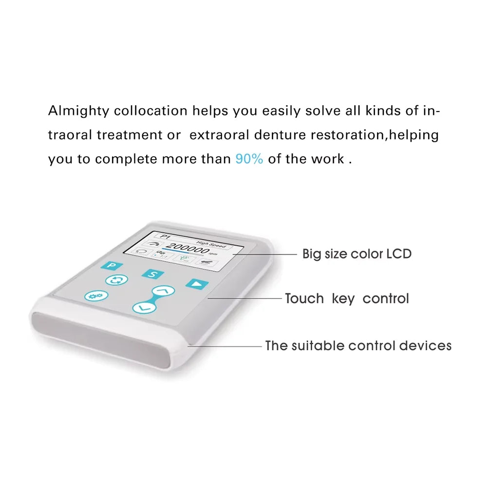 Dental Brushless Electric Micro Motor System LED Illumination Built-in Installation Inner Channel Spray Dentistry Tools