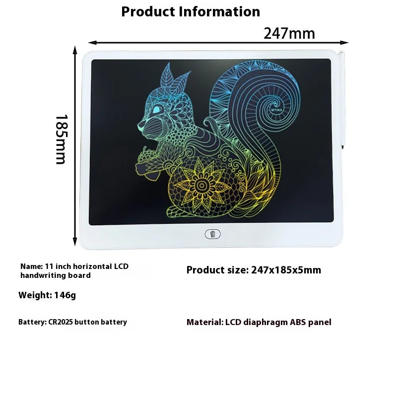11/16 inch Writing Tablet LCD Screen Drawing Board Digital Graphic Writing Tablets Child Electronic Handwriting Pad Toys Gifts