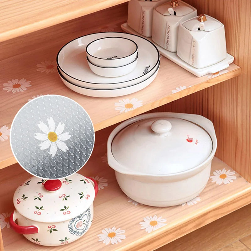 Reusable Shelf Liners Dustproof Pads EVA Cabinet Mat Dustproof and Non-slip Drawer Mat Waterproof Moisture-proof Drawer Mats