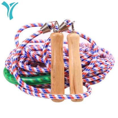 Long Jump Rope Double Dutch Jump Ropes Skipping Rope for GameSkipping Multiplayer Group School, Company,Fun Games,Agility Play