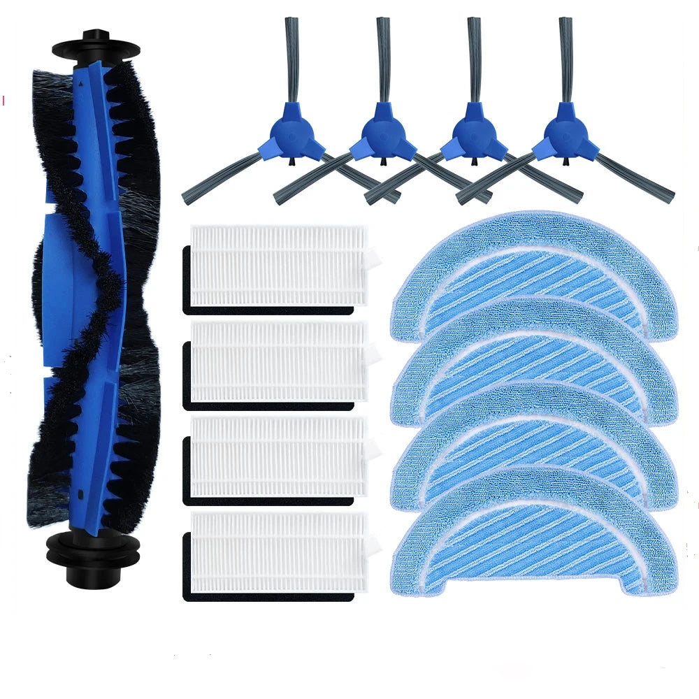 Fit For Conga 1090 / 1790 Ultra / 1790 Titanium Roller Side Brush Hepa Filter Mop Rag Robot Vacuums Spare Part Accessories
