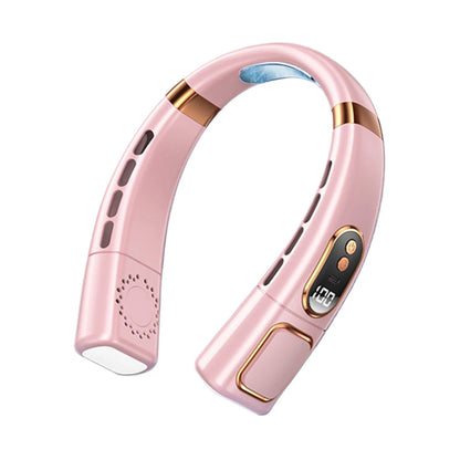 Neck Hanging Fan USB Charging Lazy Outdoor Portable Silent Turbo Neck Bladeless Mini Fan Summer Cool Best Gift For Friends Kids