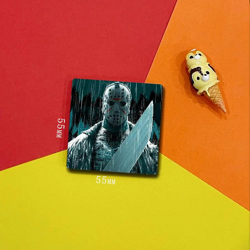 F-Friday The 13th Pattern Refrigerator Magnets Personalized Photo Refrigerator Magnets High-end Refrigerator Photo Magnets