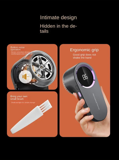 Lint Remover for Clothing Portable Electric Fuzz Pellet Remover LED Display Rechargeable for Clothes Fabric Shaver Fluff Remover