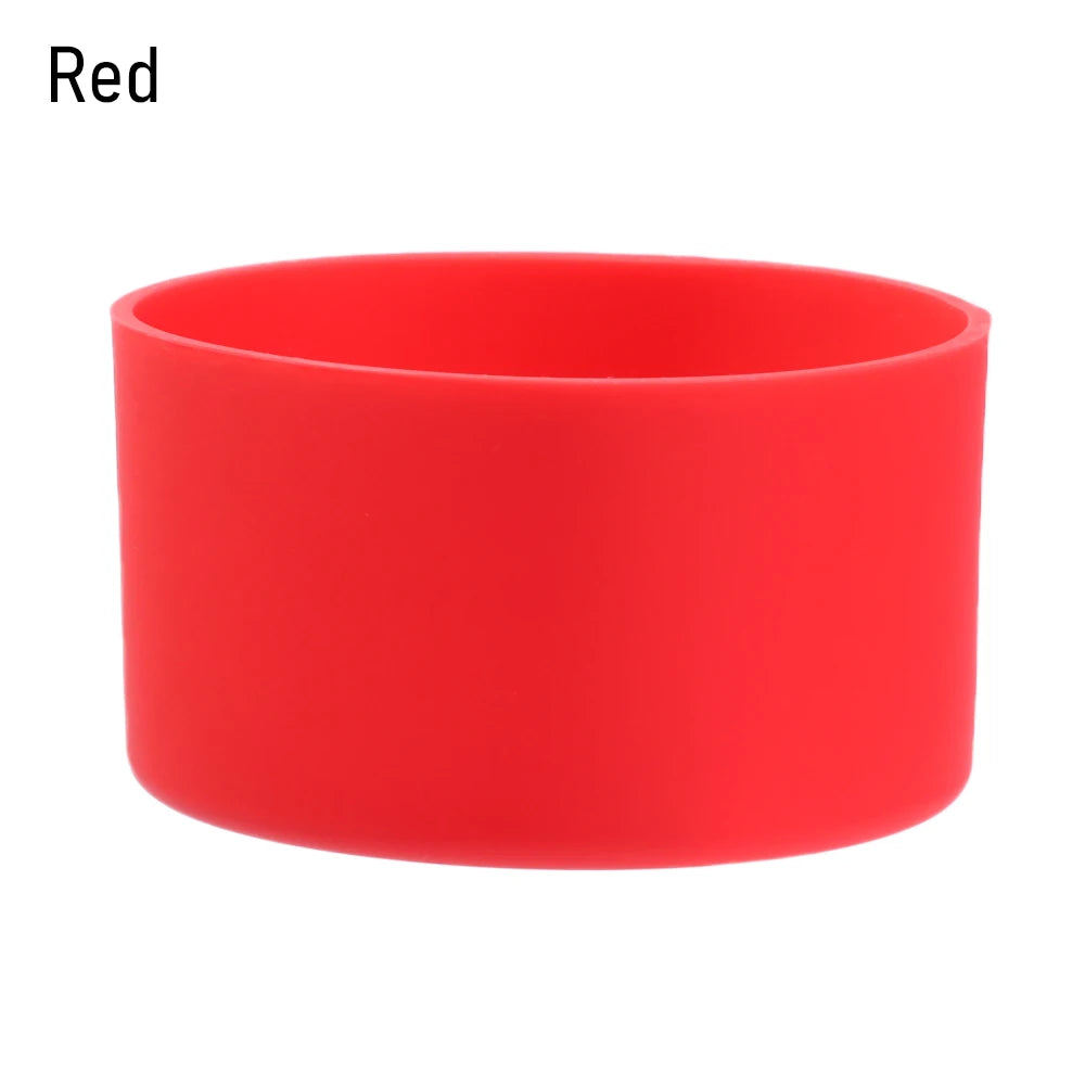 Slip-proof Bottle Silicone Boots Sleeves For 12OZ 18OZ 21OZ 24OZ Hydro Flask Water Bottle Cup Lid For Outdoor Camping Hiking