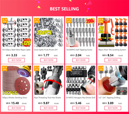 Heavy Duty Steel Wall Anchor With Screws Kit Metal Tube Expansion Self Tapping Screw Drywall Drilling Plug Fastener Bolt Anchors