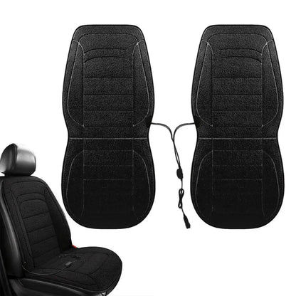 2pcs Car Driver Heated Seat Cushion Universal Auto Heated Seat Covers Seat Car Heater Cushion Fast Heating Cars Seat Heating Pad