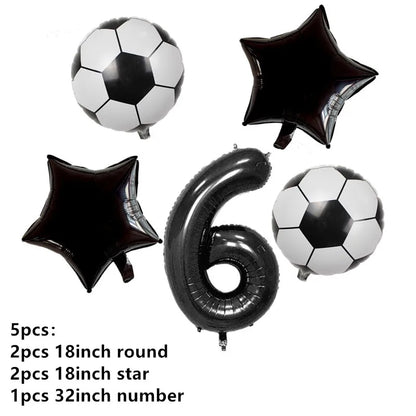 108*180cm Football Tablecloth Party Supplies Disposable Plate Tableware Party Birthday Party Decor Kids Boy Soccer Party Supplie