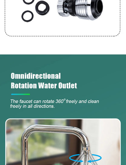 Kitchen Faucet Nozzle Extender Sink Water Tap Nozzle Filter Bubbler Faucet Aerator Attachment Home Bathroom Toilet Accessories