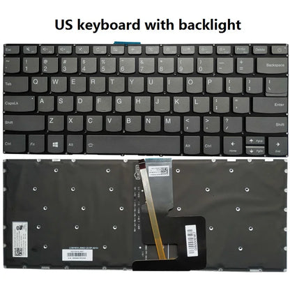 US/Spanish/Latin laptop keyboard For Lenovo ideapad 1-14IGL05 -14ADA05 -14AST-05 V14-ADA V14-ARE V14-IGL V14-IIL V14-IKB V14-IWL