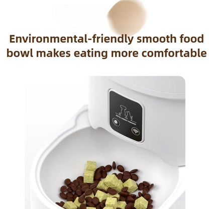 Pet Smart Cats Automatic Feeder Sealed Against Moisture Timer Quantitative Remote Cat Feeders 4l Capacity Pet Products