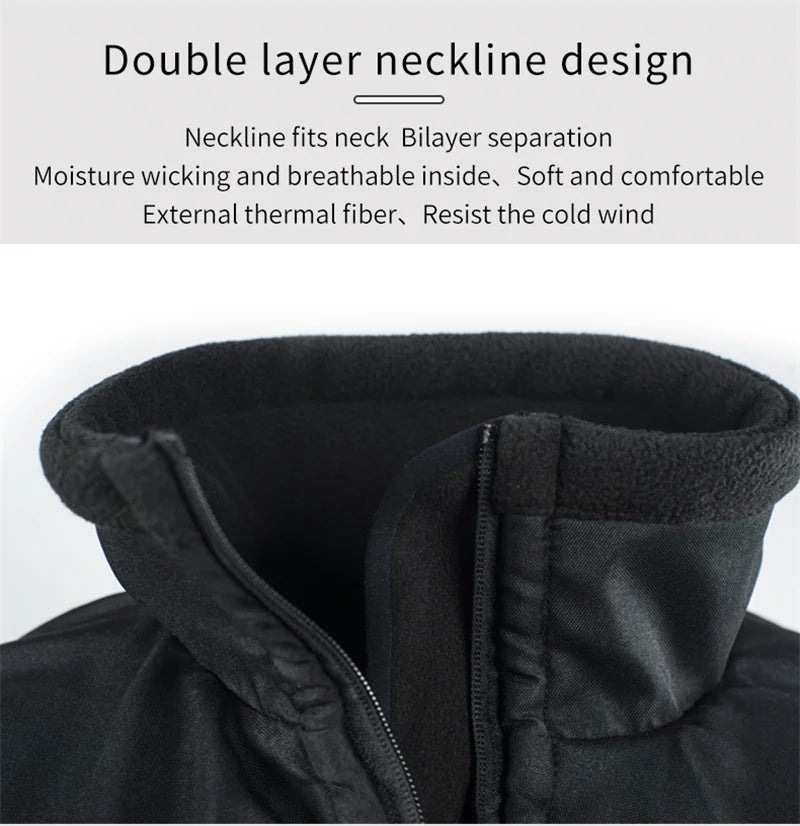 Winter Tactical Fleece Jacket Military Army Jacket Thermal Warm Camouflage Work Coats Mens Clothes Husband  Field Jacket Outwear