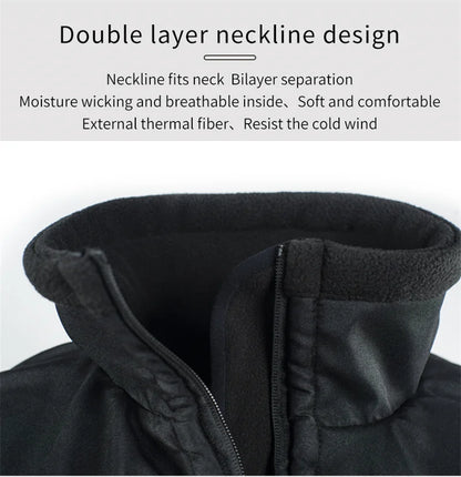 Winter Tactical Fleece Jacket Military Army Jacket Thermal Warm Camouflage Work Coats Mens Clothes Husband  Field Jacket Outwear