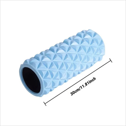 3D Diamond Foam EVA Massage Roller Hollow Yoga Column Fitness Equipment For Muscle Physiotherapy And Sports Rehabilitation Rolle