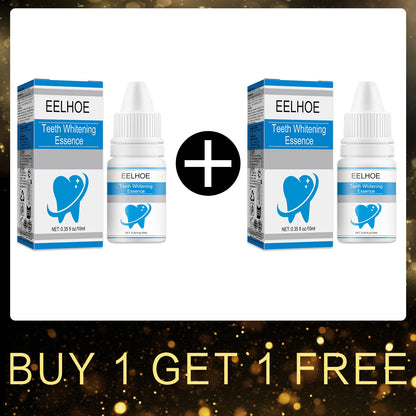 EELHOE Teeth Whitening Serum Caries Remove Teeth Plaque Remover Yellow Tooth Stain Cleaner Teeth Cleansing Dental Repair Serum