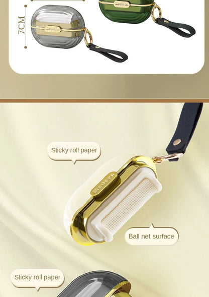 Mini Portable Lint Applicator Roller Can Be Torn To Replace Paper on The Body Stained Clothes Hair Removal Device