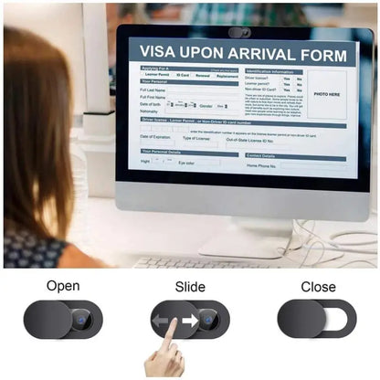 5/10 Pcs Webcam Cover Tablet Laptop Camera Covers Slider Mobile Phone Antispy For iPad PC Macbook Tablet Lenses Privacy Sticker