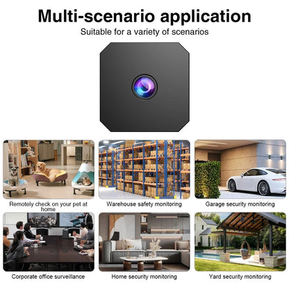 Smart Security Camera Mini Outdoor 1080P WiFi Night Vision Human Detection 2-Way Audio Cloud/SD Storage Camara Espia Smart Home