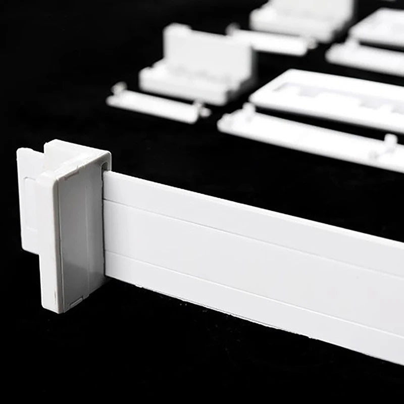 1 Set Embedded Refrigerator Slide Rail For Fridge Door Slide Rail Mounting Kit Refrigerator Door Sliding Guide Moving Slide