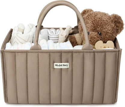 Baby Diaper Caddy Organizer Product Caddy Portable Organizer for Changing Table Gift for Baby Shower and Registry Must-Have