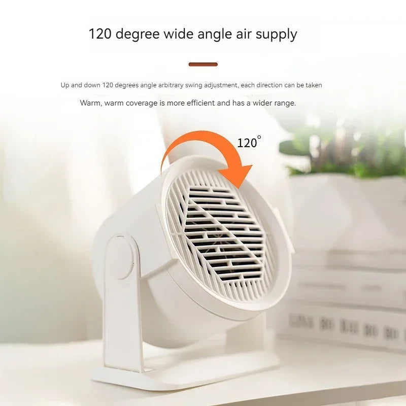 Home air heater Cold and warm heater Small electric heater for the home desktop office desktop portable heating fan
