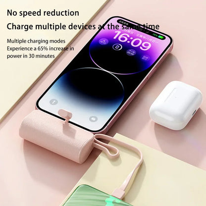 Xiaomi Power Bank 50000mAh Pocket Power Bank Portable Capsule Power Bank Fast Charging External Battery for iPhone Samsung