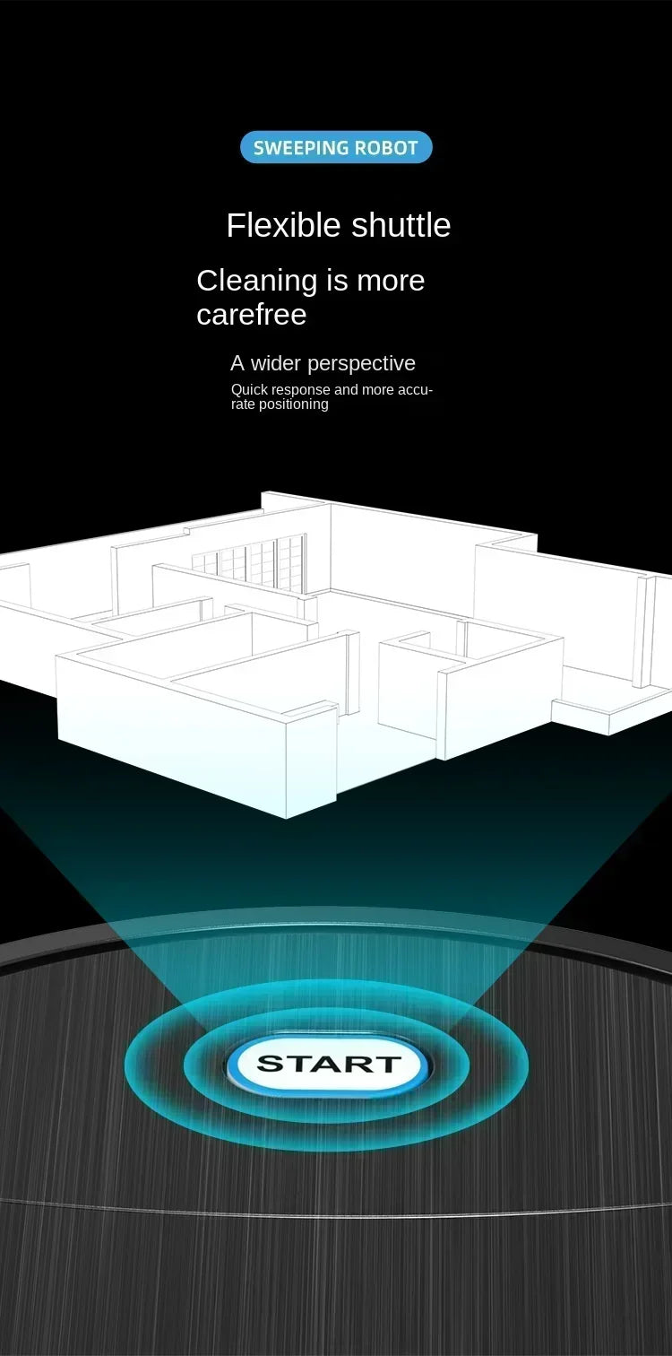 Intelligent Robot Cleaner USB Three in One Sweeping and Mopping Robot Cleaner Kitchen Robots Electric Floor Mop Home Appliance