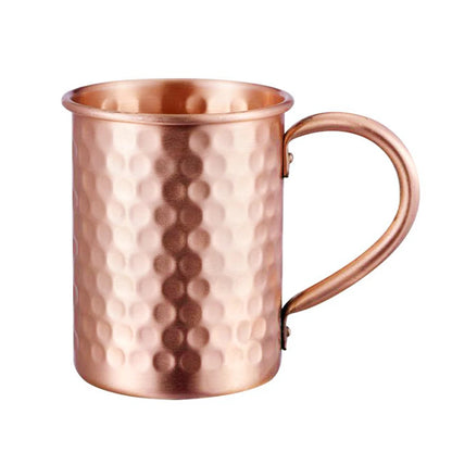 Copper Moscow Mule Mug Durable Coppery Beer Mugs Coffee Mug Milk Cup Pure Copper Bar Cup Drinkware Kitchen Supply