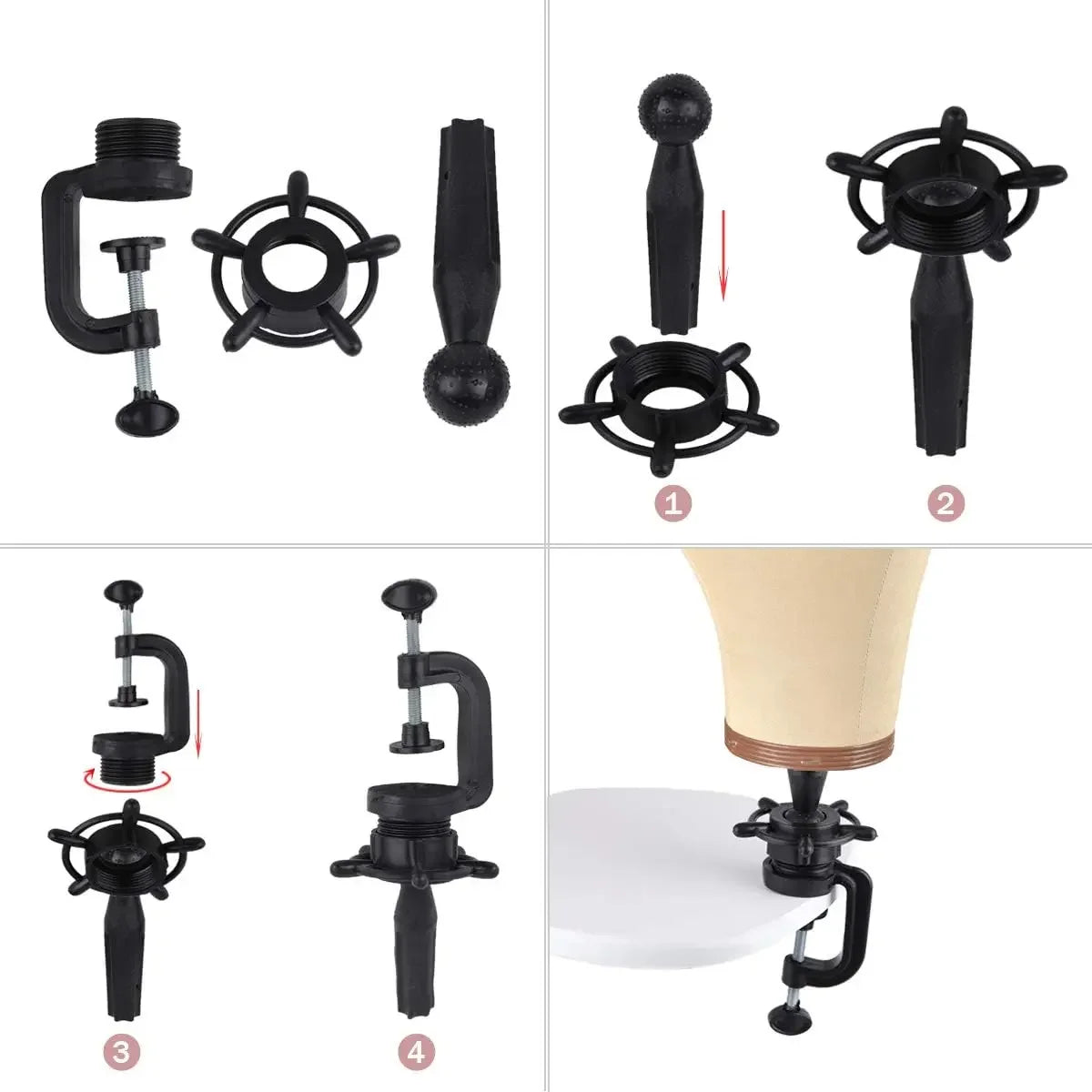 Cosmetology Mannequin Head with 80% Real Hair For Hairdresser Training Practice Long Straight Human Hair Mannequin Doll Head