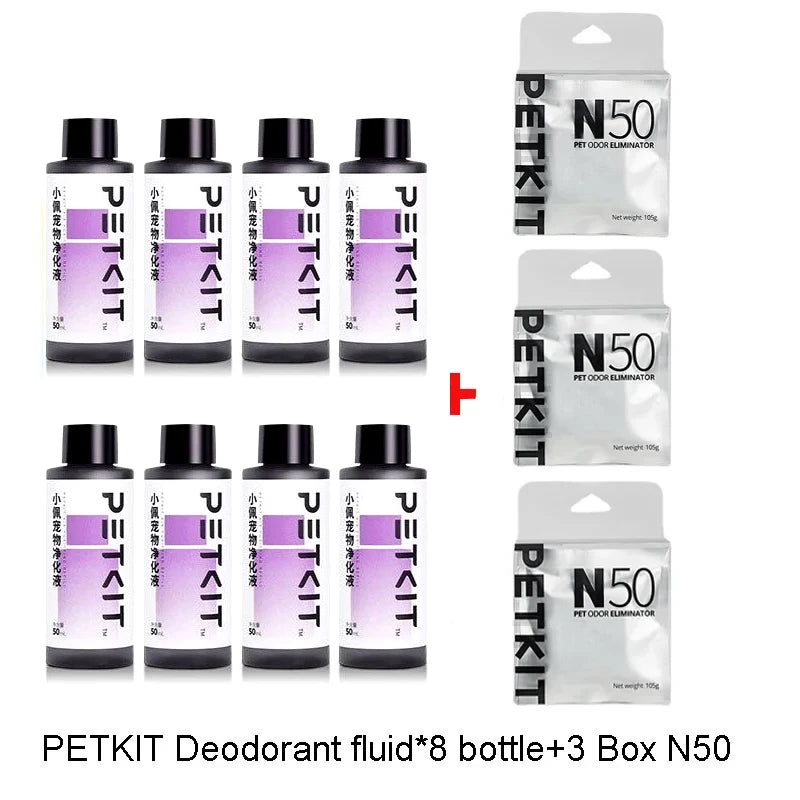 PETKIT Pad Cat Litter Box Special Purification Concentrated Liquid Sterilization Deodorant Pear Flower Fragrance Liquid Cleaning