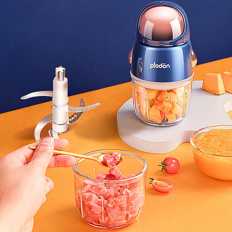 300ml Portable Blender Food Mixer Multifunctional Food Processor Electric Meat Grinder Mini Mixers Cup Baby Solid Food Machine