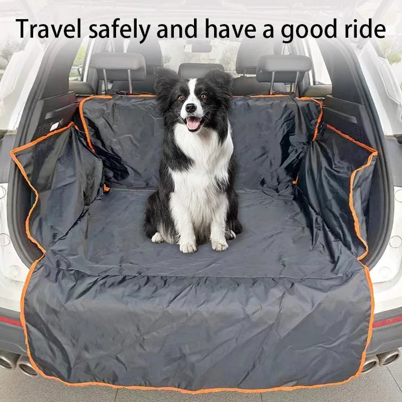 Universal Waterproof SUV Cargo Liner Trunk Seat Cover Anti slip and fouling Removable Washable Car Interior Protection Accessory