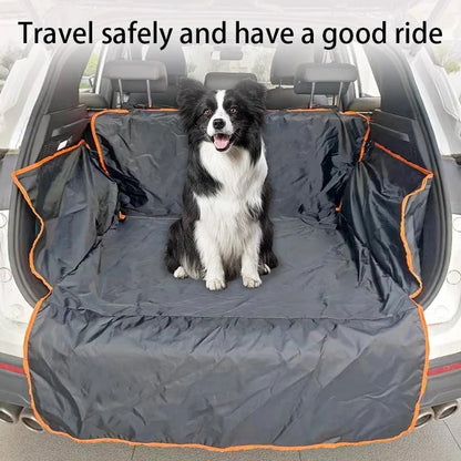 Universal Waterproof SUV Cargo Liner Trunk Seat Cover Anti slip and fouling Removable Washable Car Interior Protection Accessory