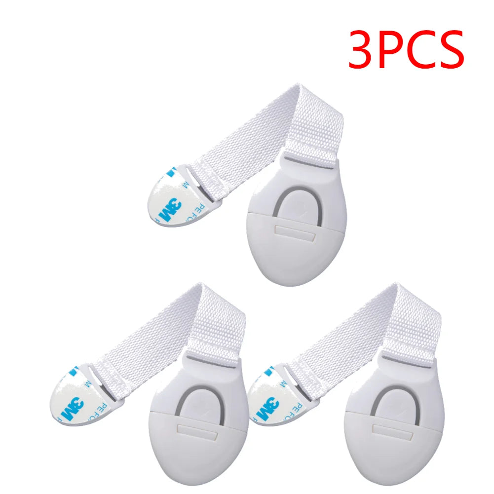 1-10pcs Child Safety Cabinet Lock Baby Security Protection Drawer Door Cabinet Lock Plastic Protection Kids Safety Door Lock