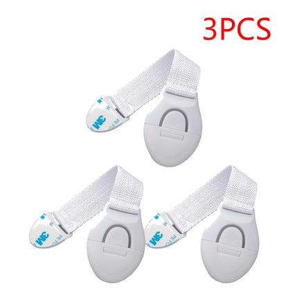 1-10pcs Child Safety Cabinet Lock Baby Security Protection Drawer Door Cabinet Lock Plastic Protection Kids Safety Door Lock